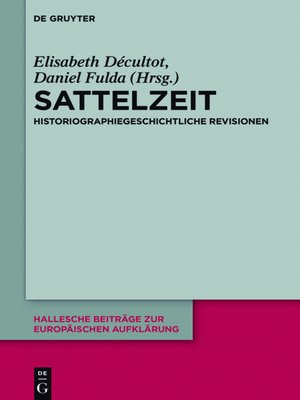 cover image of Sattelzeit
